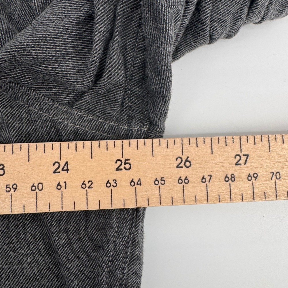 Kuhl Button Down Shirt‎ Mens XXL Charcoal Grey Cotton Tencel Long Sleeve Twill - Picture 5 of 8